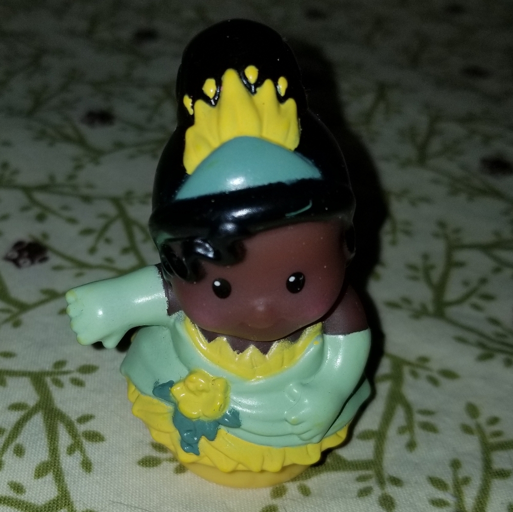 Little People Disney Princess Tiana Princess and The Frog Green Yellow